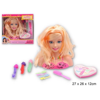 GŁOWA DO CZESANIA 3329, Dla dziewczynki, Zabawki