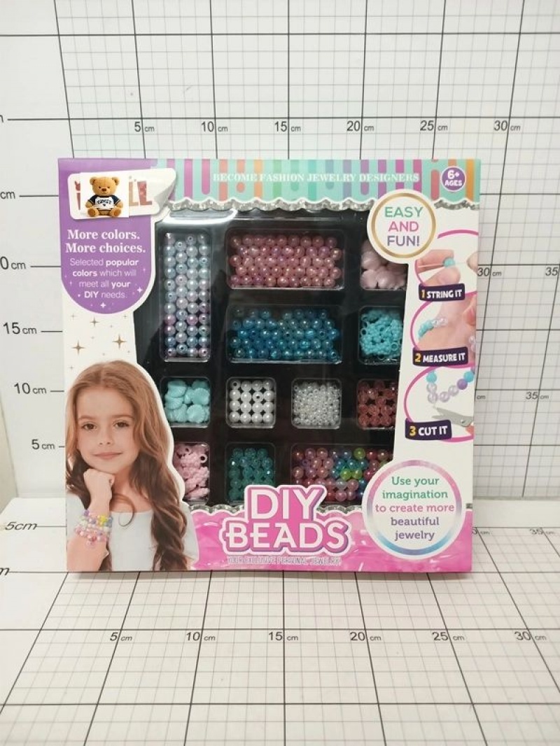 ZESTAW DO TWORZENIA BIŻUTERII 7458, Kreatywne, Zabawki