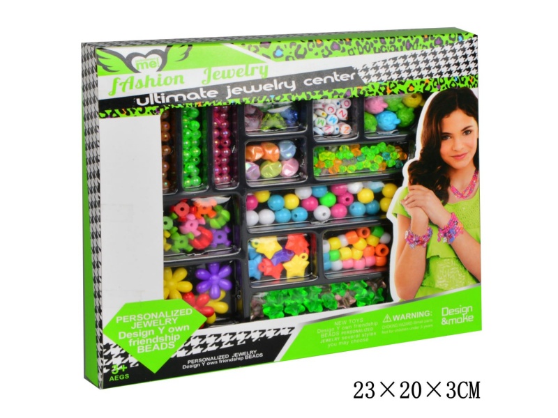 ZESTAW DO TWORZENIA BIŻUTERII 7755, Kreatywne, Zabawki