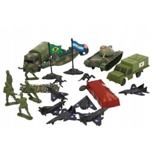 WOJSKO W WORKU + PLANSZA 9838, Dla chłopca, Zabawki