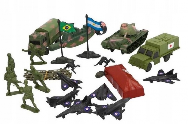 WOJSKO W WORKU + PLANSZA 9838, Dla chłopca, Zabawki