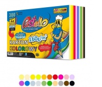 PAPIER A4 160g.300ark.20 KOL.PASTELLO, Papiery kreatywne, Papier