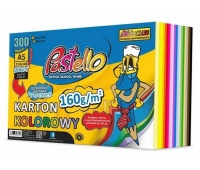 PAPIER A5 160g.300ark.20 KOL.PASTELLO, Papiery kreatywne, Papier