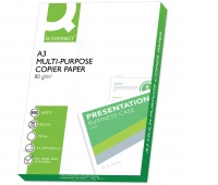 Paper Q-CONNECT, A3, clas B, 161CIE, 500 sheets, Copier paper, Paper and labels