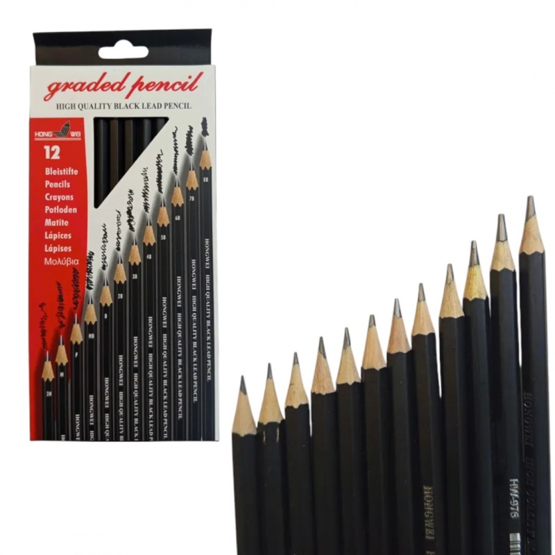 OŁ&Oacute;WKI KOMPLET 12szt, Oł&oacute;wki, Art. do pisania i korygowania