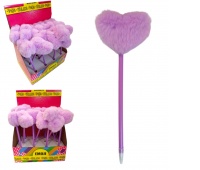 DŁUGOPIS PLUSZ SERCE, Długopisy, Art. do pisania i korygowania