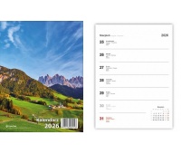 KALENDARZ BIURKOWY PIONOWY 2026, Biurkowe, Kalendarze