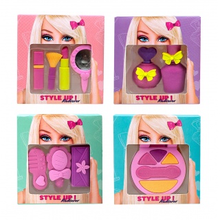 Gumki do ścierania Style Up TRENDHAUS ER, mix kolor&oacute;w, Szkolne, Gadżety