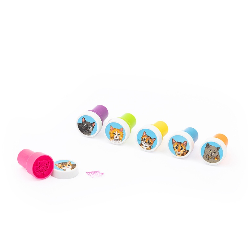 Stempel rasy kot&oacute;w TRENDHAUS ST, mix kolor&oacute;w, Gry i zabawki, Gadżety