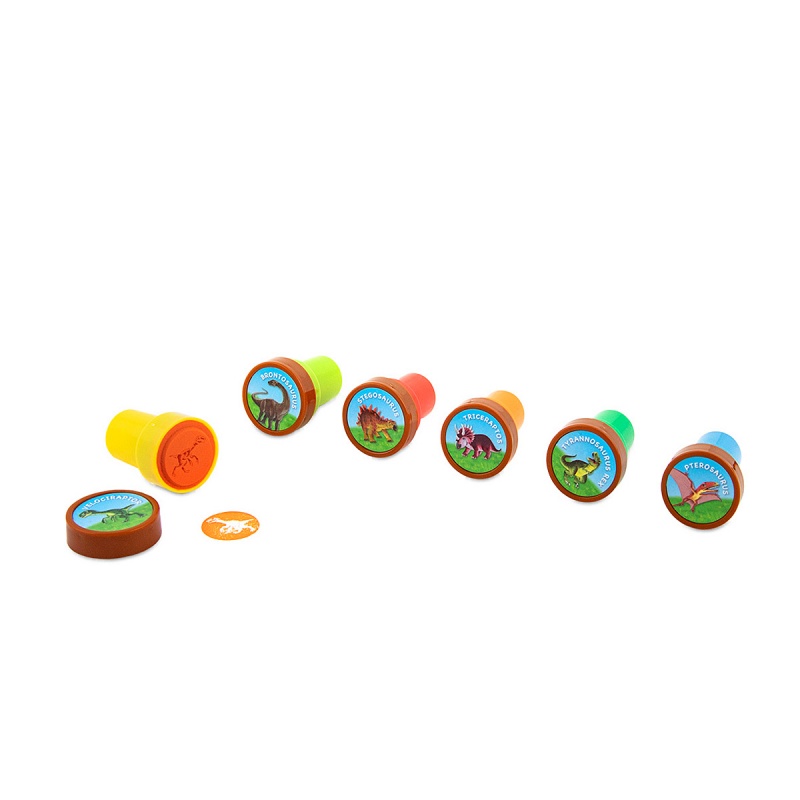 Stempel dinozaury TRENDHAUS ST, mix kolor&oacute;w, Gry i zabawki, Gadżety