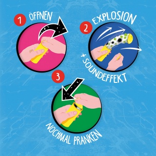 Wyskakująca puszka do robienia żart&oacute;w TRENDHAUS PB, mix kolor&oacute;w, Gry i zabawki, Gadżety