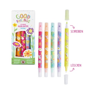 Zmazywalne zakreślacze TRENDHAUS GFH, 5 szt., mix kolor&oacute;w, Szkolne, Gadżety