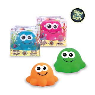 Gniotek ośmiornica fluorescencyjna TRENDHAUS SO, mix kolor&oacute;w, Gry i zabawki, Gadżety