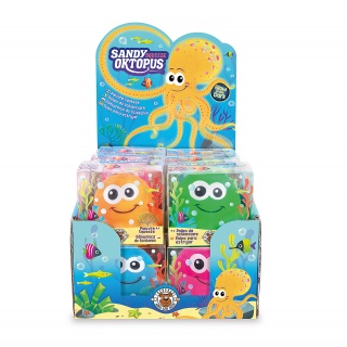 Gniotek ośmiornica fluorescencyjna TRENDHAUS SO, mix kolor&oacute;w, Gry i zabawki, Gadżety