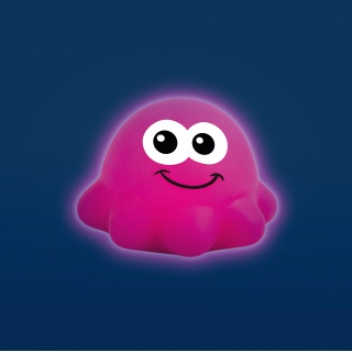 Gniotek ośmiornica fluorescencyjna TRENDHAUS SO, mix kolor&oacute;w, Gry i zabawki, Gadżety