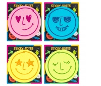 Karteczki samoprzylepne TRENDHAUS Ch&S, 100 kart., mix kolor&oacute;w, Szkolne, Gadżety