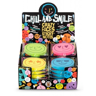 Karteczki samoprzylepne TRENDHAUS Ch&S, 100 kart., mix kolor&oacute;w, Szkolne, Gadżety