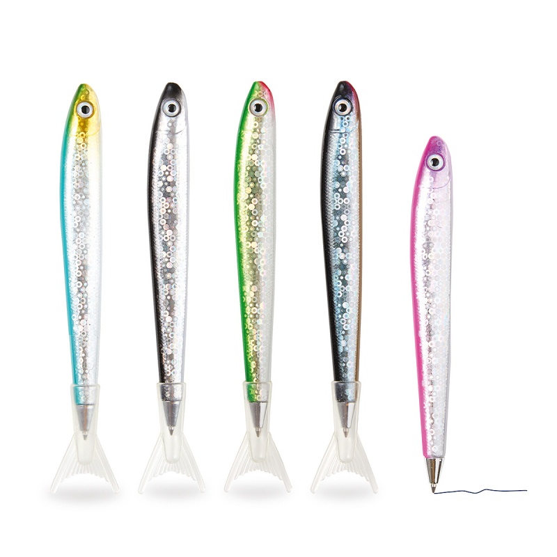 Długopis ryba TRENDHAUS T, mix kolor&oacute;w, Szkolne, Gadżety