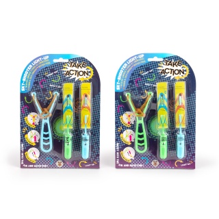 Proca sky-shooter świecąca TRENDHAUS Take Action, mix kolor&oacute;w, Gry i zabawki, Gadżety