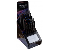 Display długopis&oacute;w żelowych LINC Pentonic GRT, śr. kulki 0,7mm, 30 szt., mix kolor&oacute;w, Długopisy, Artykuły do pisania i korygowania