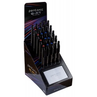 Display of gel pens LINC Pentonic GRT, ball size 0.7mm, 30 pcs, color mix