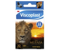 Plastry dziecięce VISCOPLAST-3M, Mufasa Król Lew, 72x25 mm, 10 szt., pudełko, Plastry, apteczki, Artykuły higieniczne i dozowniki