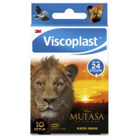 Plastry dziecięce VISCOPLAST-3M, Mufasa Król Lew, 72x25 mm, 10 szt., pudełko
