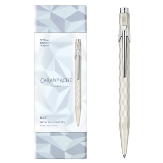 Długopis CARAN D&rsquo;ACHE 849 XMAS25 Alpine Frost, w pudełku, biały, Długopisy, Artykuły do pisania i korygowania