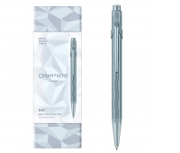 Długopis CARAN D’ACHE 849 XMAS25 Alpine Frost, w pudełku, niebieski, Długopisy, Artykuły do pisania i korygowania