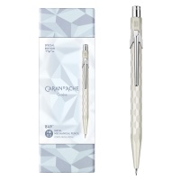 Ołówek mechaniczny CARAN D'ACHE 844 XMAS25 Alpine Frost, 0,5mm, w pudełku, biały, Ołówki, Artykuły do pisania i korygowania