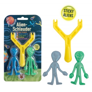 Proca z dwoma kosmitami TRENDHAUS SA, mix kolor&oacute;w, Gry i zabawki, Gadżety