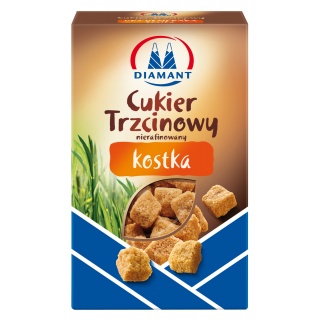 Cukier trzcinowy DIAMANT, w kostkach, 500g, Cukier, Artykuły spożywcze