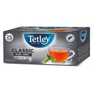 Herbata TETLEY Classic Earl Grey, 25 torebek, Herbaty, Artykuły spożywcze