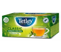 Herbata TETLEY Classic, zielona, 25 torebek, Herbaty, Artykuły spożywcze