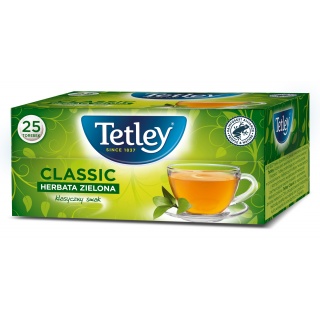 Herbata TETLEY Classic, zielona, 25 torebek, Herbaty, Artykuły spożywcze