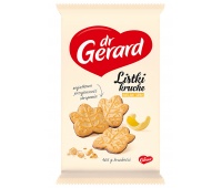 Cookies DR GERARD Listki Kruche, buttery with cocoa coating, 165g