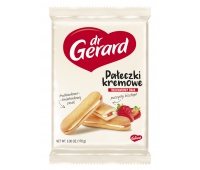 Sponge cakes DR GERARD Pałeczki Kremowe, strawberry-cream, 170g
