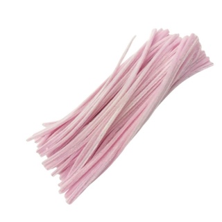 DRUCIKI DEKORACYJNE PASTELOWY R&Oacute;Ż 100 SZTUK, Druciki, Art. kreatywne