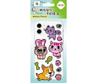 NAKLEJKI MOBILE PHONE SILLY FRIENDS 9x21cm.HC