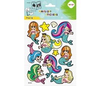 NAKLEJKI 3D POP UP LITTLE SIRENS 15x24cm.HC