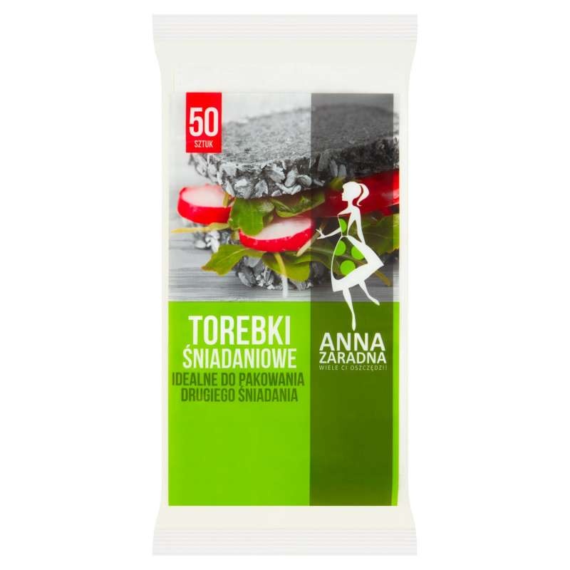 AZ TOREBKI ŚNIADANIOWE 22x12cm.50szt., Worki i torebki foliowe, Art. higieniczne i dozowniki