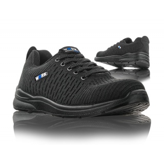 P&oacute;łbuty ochronne VM FOOTWEAR Malaga 3125-S1, rozm. 42, czarne, Obuwie robocze, Ochrona indywidualna