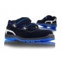 Sandały ochronne VM FOOTWEAR Parma 2195-S1P ESD, rozm. 43, czarno-niebieskie