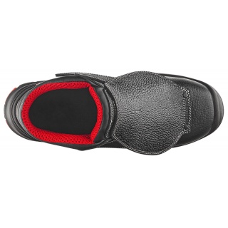 Trzewiki ochronne VM FOOTWEAR Bolton 5080-S3L, rozm. 45, czarno-czerwone, Obuwie robocze, Ochrona indywidualna