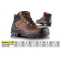 Safety boots VM FOOTWEAR Hannover 2720-S3, size 40, brown-black