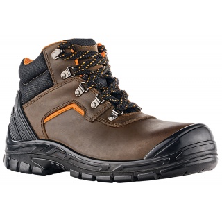Trzewiki ochronne VM FOOTWEAR Hannover 2720-S3, rozm. 45, brązowo-czarne, Obuwie robocze, Ochrona indywidualna