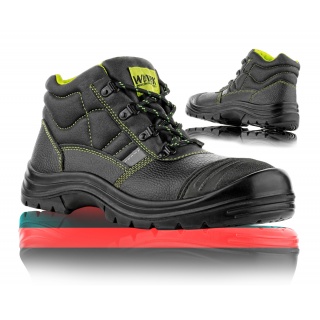 Trzewiki ochronne VM FOOTWEAR Stockholm 3280-S3, rozm. 39, czarne, Obuwie robocze, Ochrona indywidualna