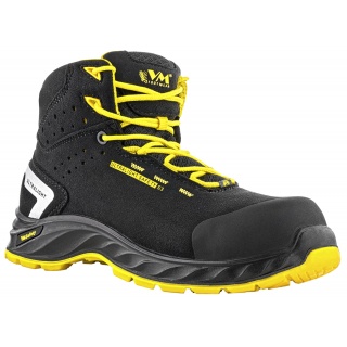 Trzewiki ochronne VM FOOTWEAR Wisconsin 2290-S3L ESD, rozm. 37, czarno-ż&oacute;łte, Obuwie robocze, Ochrona indywidualna
