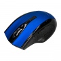 Wireless mouse Q-CONNECT, 4-button, ambidextrous, 2xAAA, blue
