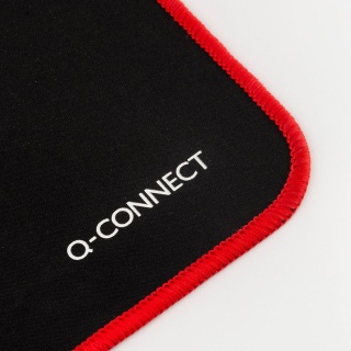 Podkładka pod mysz Q-CONNECT XXL, 90x40cm, czarno‑czerwona, Ergonomia, Akcesoria komputerowe